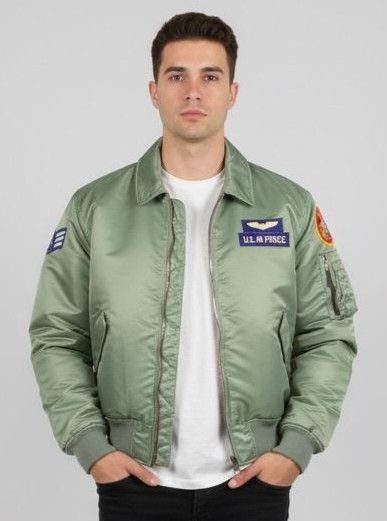 Other Vintage 90s Jacket Flyer Men USAF Bombers Jacket Size US L / EU 52-54 / 3 - 1 Thumbnail