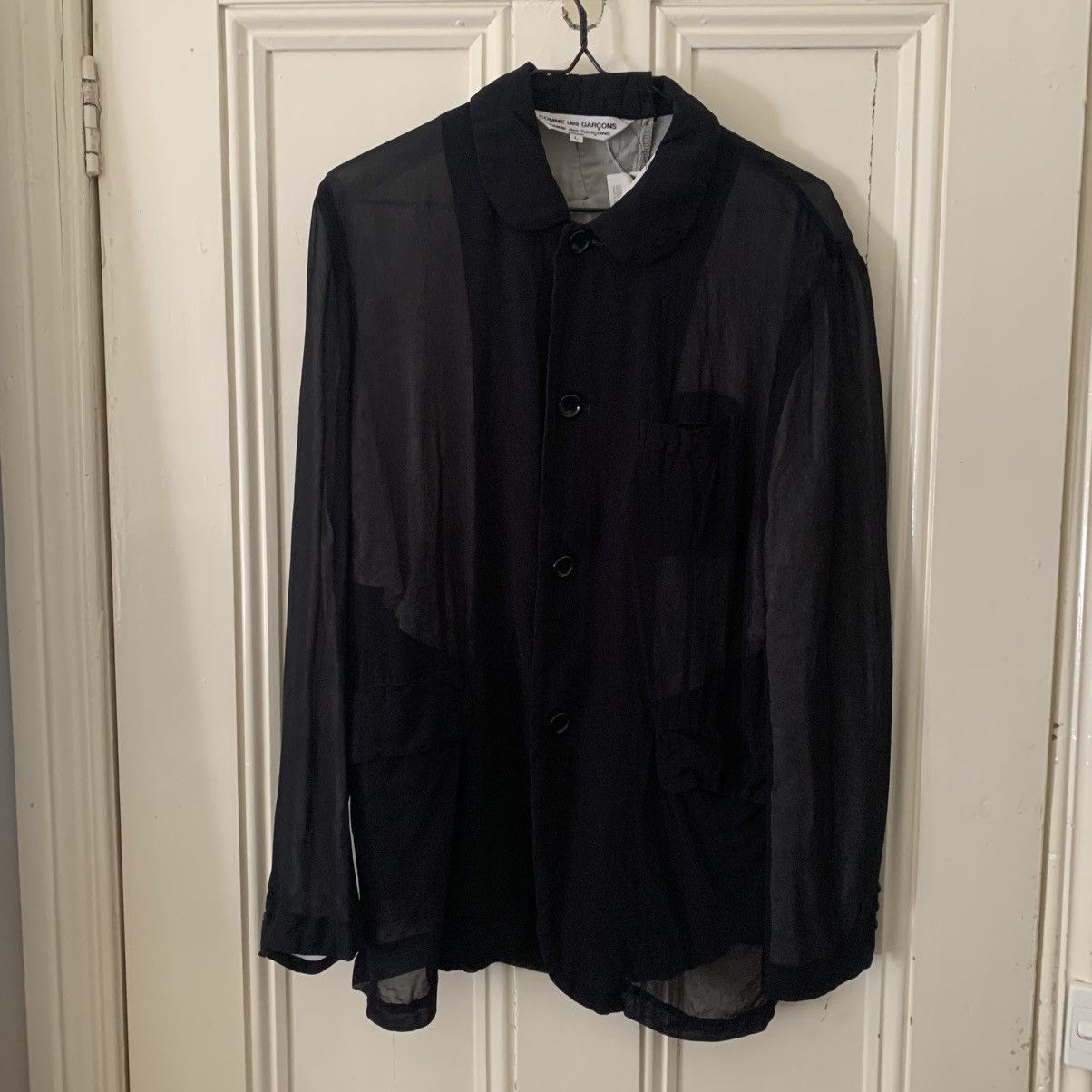 Comme des Garcons Cupra Georgette Open Vent Jacket Size L / US 10 / IT 46 - 2 Thumbnail