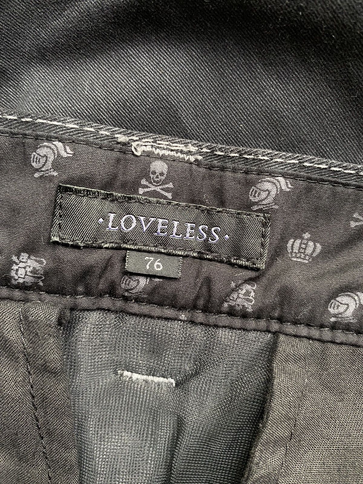 Loveless × Number (N)ine LOVELESS black biker pants Size US 31 - 9 Thumbnail