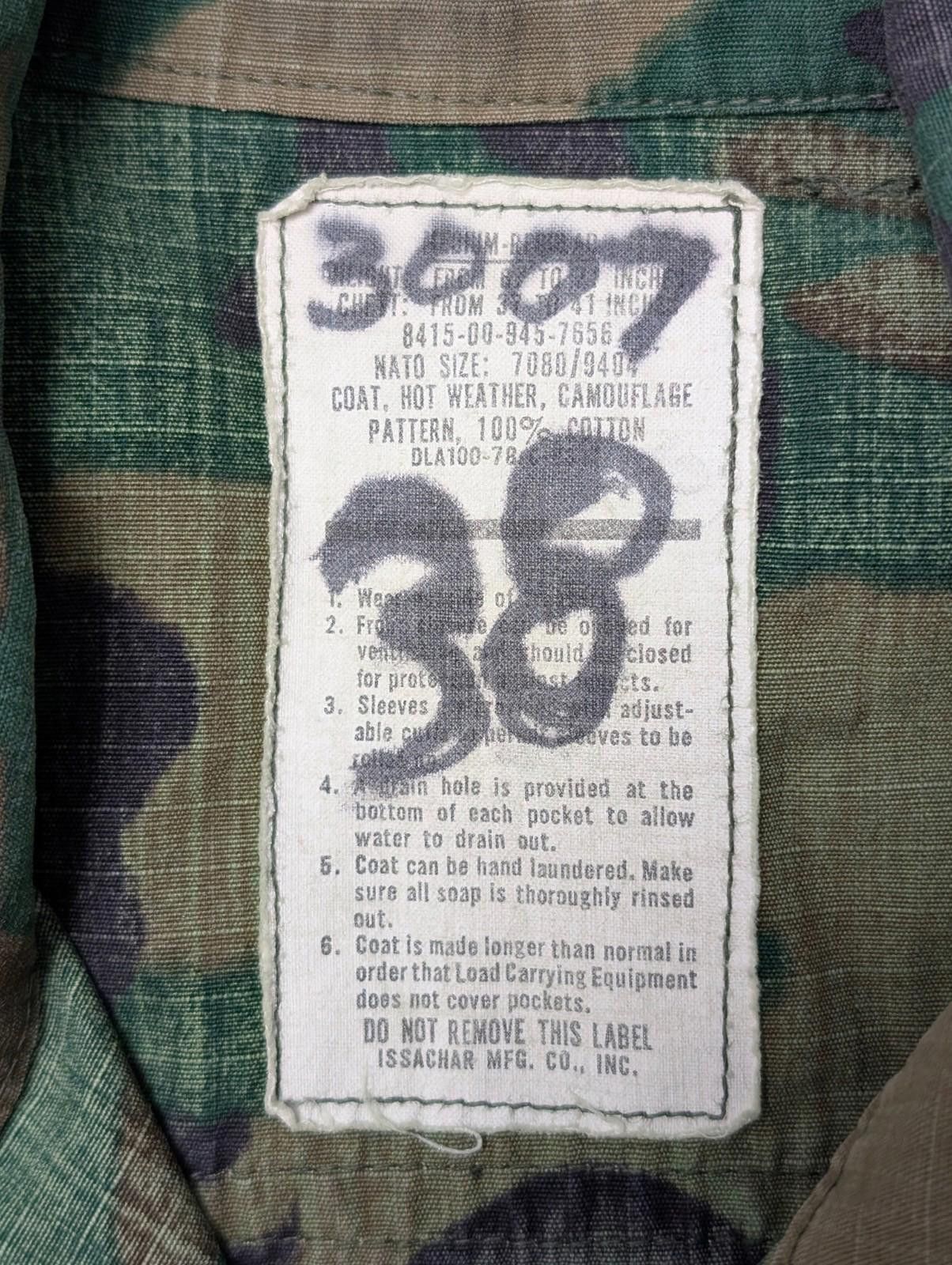 Other USMC Woodland Hot Weather Jacket Coat "RDF" 1978 - Medium Size ONE SIZE - 3 Thumbnail