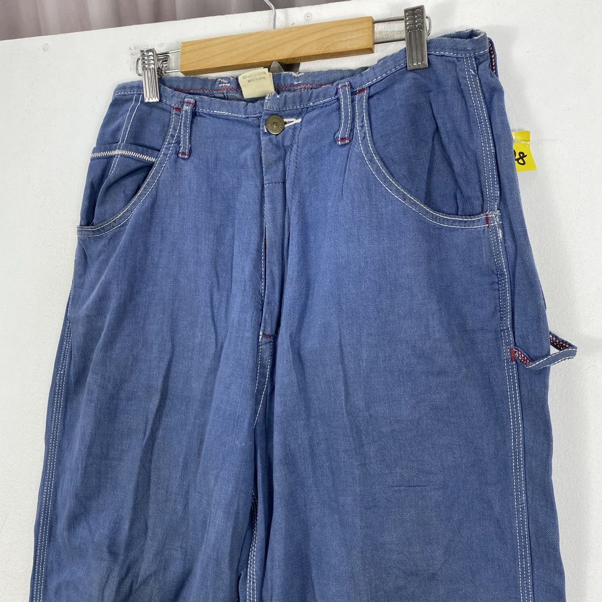 45rpm 45RPM Studio Japan Indigo Cinch Back Painter Pants Blue M Size US 28 / EU 44 - 5 Thumbnail