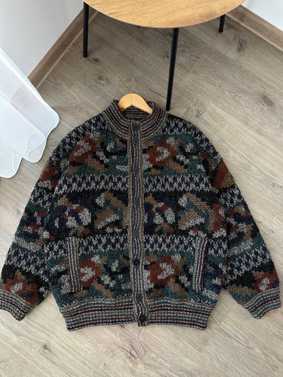 Japanese Brand × Missoni × Vintage Vintage Japanese Missoni Wool Bomber Two-Way Jacket Size US L / EU 52-54 / 3 - 9 Thumbnail