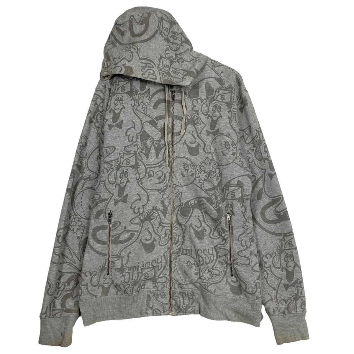 Streetwear × Stussy 💥STUSSY CLOWN CARTOON OVERPRINTS HOODIE