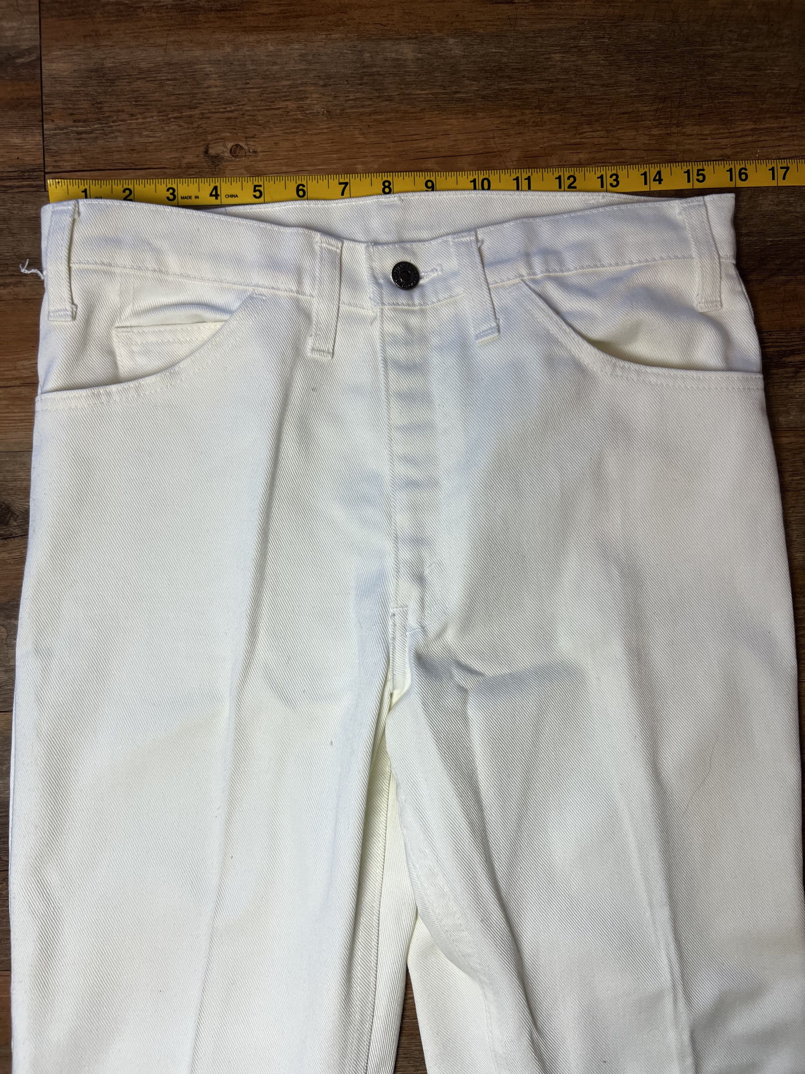Levi's Vintage Clothing Vintage 1960's Levi's White Sta-Prest Pants Size US 32 / EU 48 - 5 Thumbnail