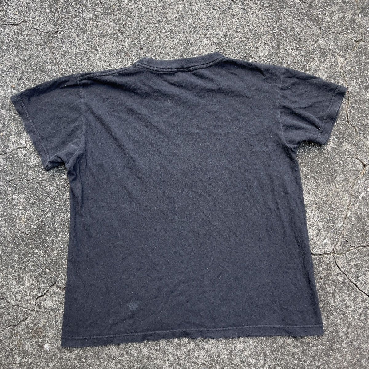 Vintage Vintage Y2K GAZY Boxy Fit Faded Blank Black T Shirt Size US M / EU 48-50 / 2 - 4 Thumbnail