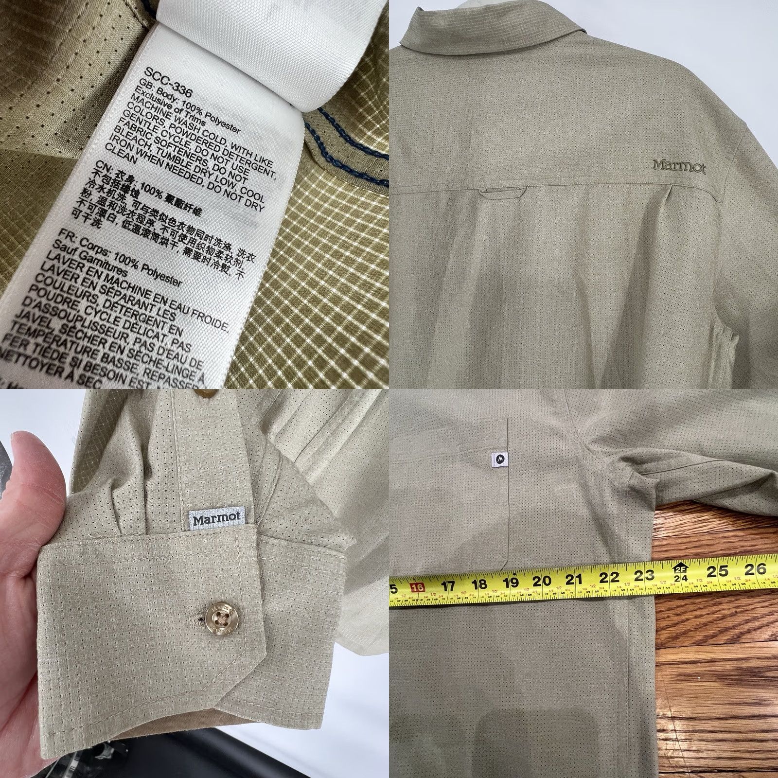 Marmot Marmot AirExchange Long-Sleeve Shirt Chinchilla Khaki Tan Men’s Large Size US L / EU 52-54 / 3 - 8 Thumbnail