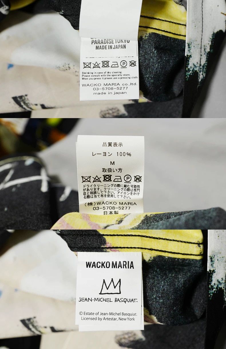 Wacko Maria WACKO MARIA Basquiat Short Sleeve Shirt 21ss Hawaiian Shir Size US M / EU 48-50 / 2 - 5 Thumbnail