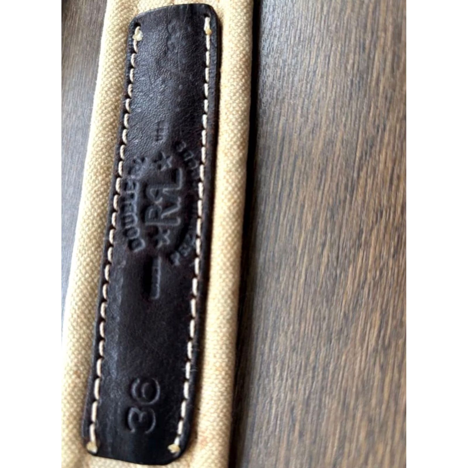 Ralph Lauren RRL Ralph Lauren Rope Belt Size 36 Leather Patch canvas 70-80's Pre-owned Size 36 - 5 Thumbnail