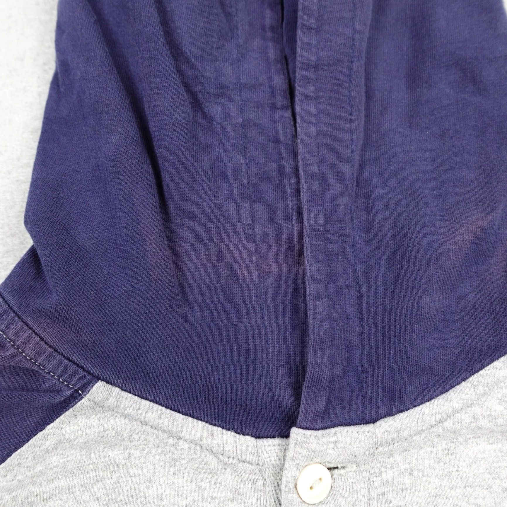 Polo Ralph Lauren Polo Ralph Lauren Hoodie Mens XS Gray Blue Henley Rugby Pullover Sweater Pony Size US XS / EU 42 / 0 - 5 Thumbnail