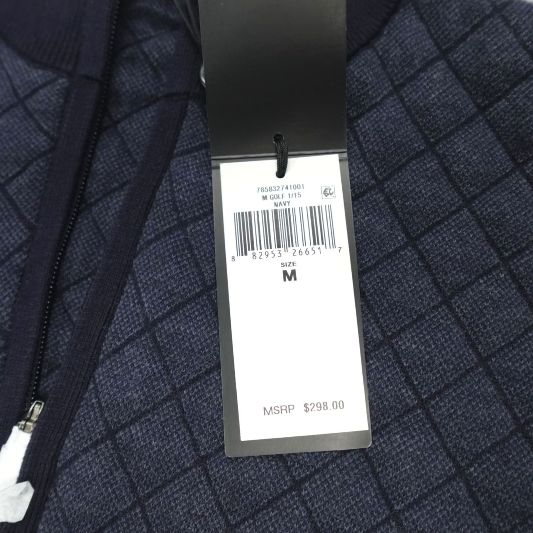 Ralph Lauren VINTAGE Ralph Lauren RLX Golf Full Zip Vest Mens M Quilted Silk Blend Blue 298.00 Size US M / EU 48-50 / 2 - 4 Thumbnail