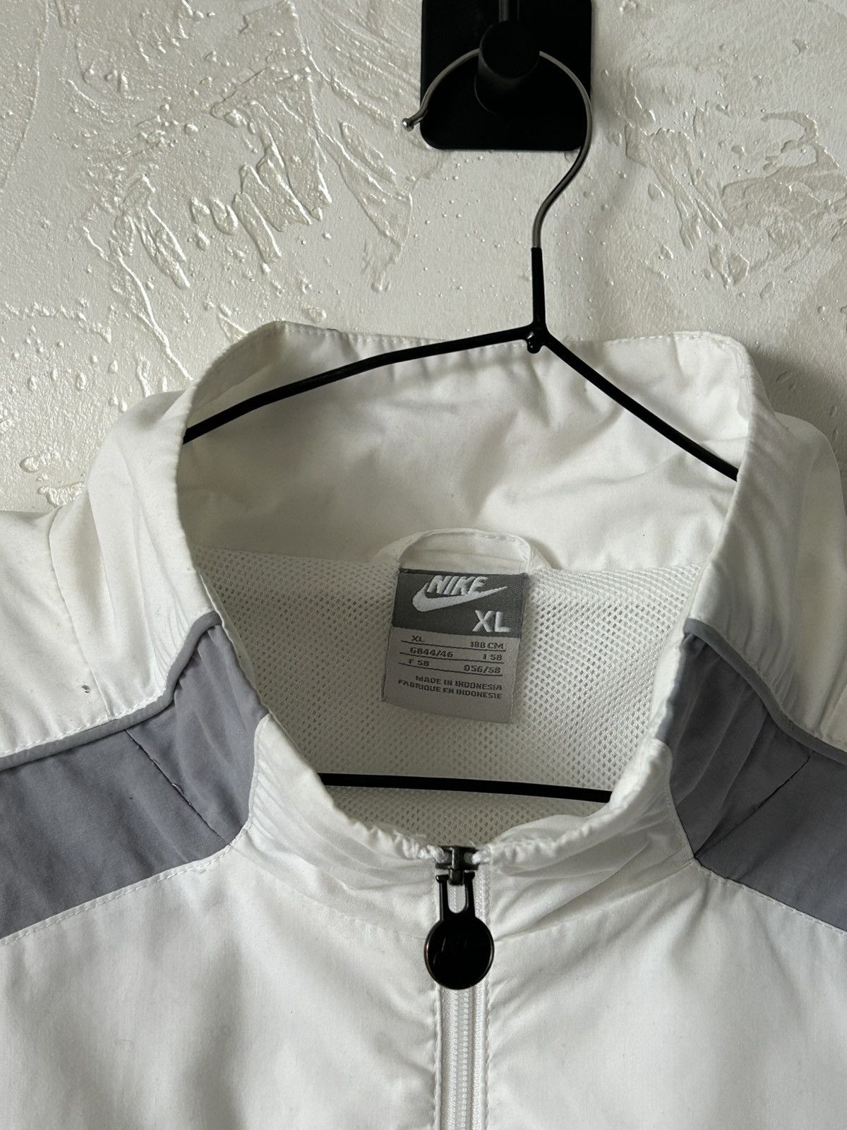 Nike Vintage 90s Nike Thrashed Track Jacket zip up Size US XL / EU 56 / 4 - 15 Thumbnail