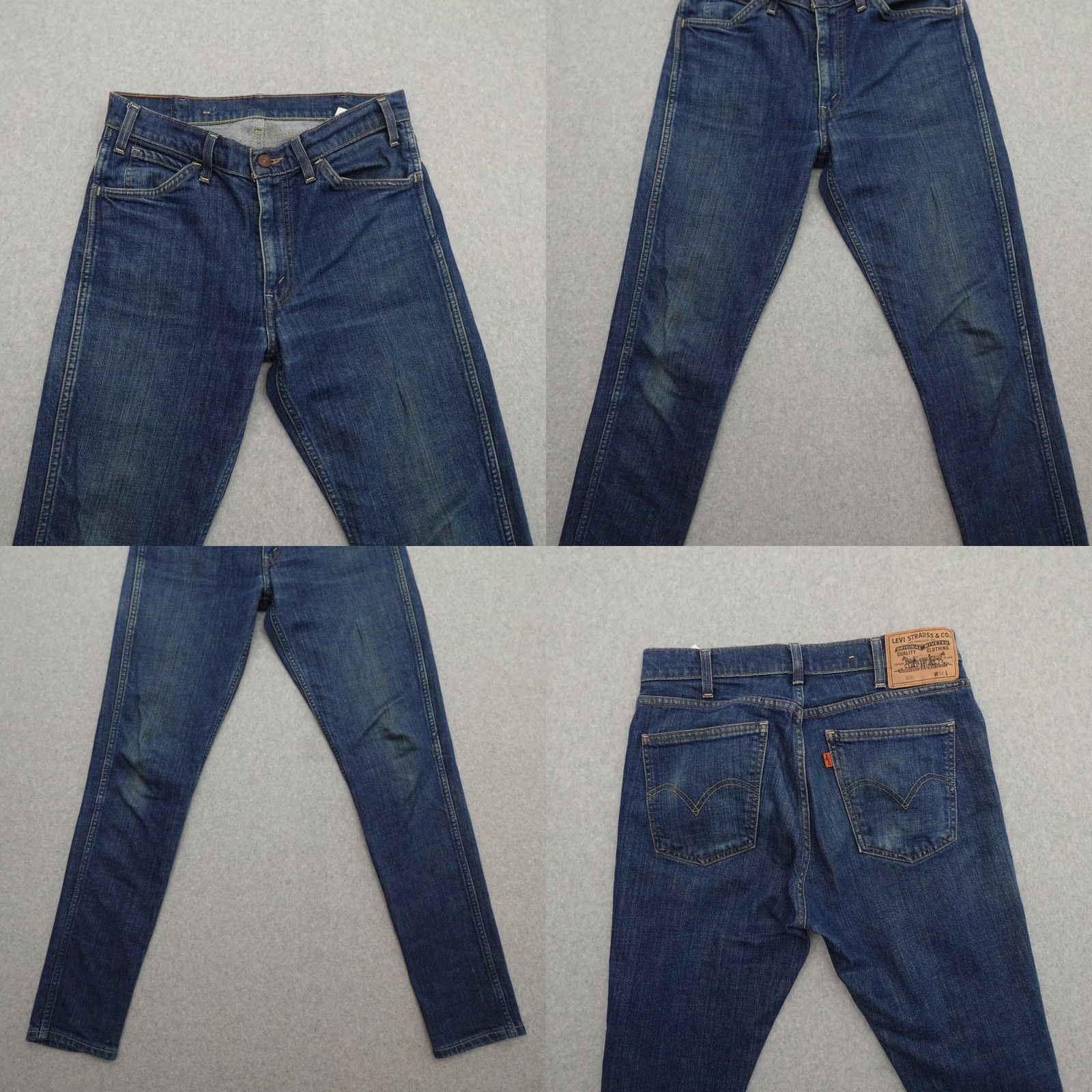 Levi's Vintage Levi's 606 Jeans 30 (30X31) Orange tab Big E Super Slim 60s Slim Jeans Mens Blue 30 Medium? Size US 30 / EU 46 - 9 Thumbnail