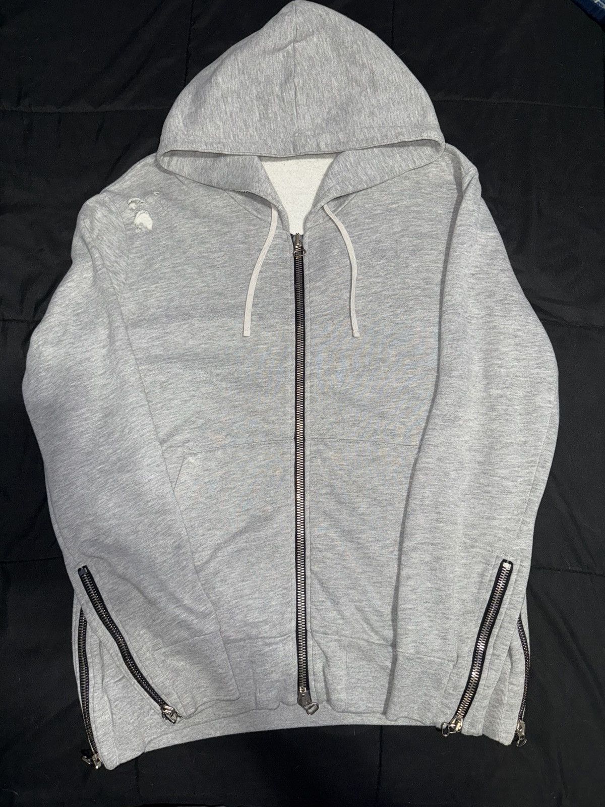 Balmain BALMAIN BY DECARNIN 2010 SHOTGUN ZIP-UP HOODIE | Grailed