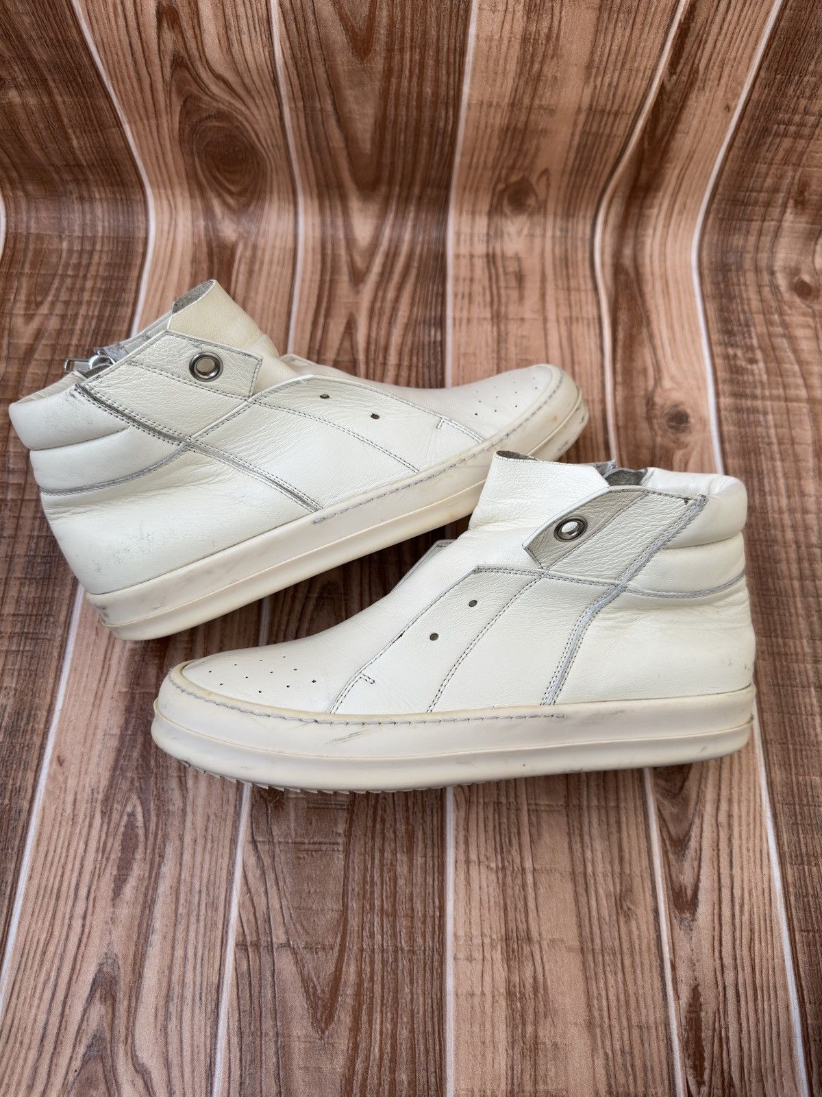 Rick Owens E17 Rick Owens Island Dunk Sneakers Size US 9.5 / EU 42-43 - 10 Thumbnail