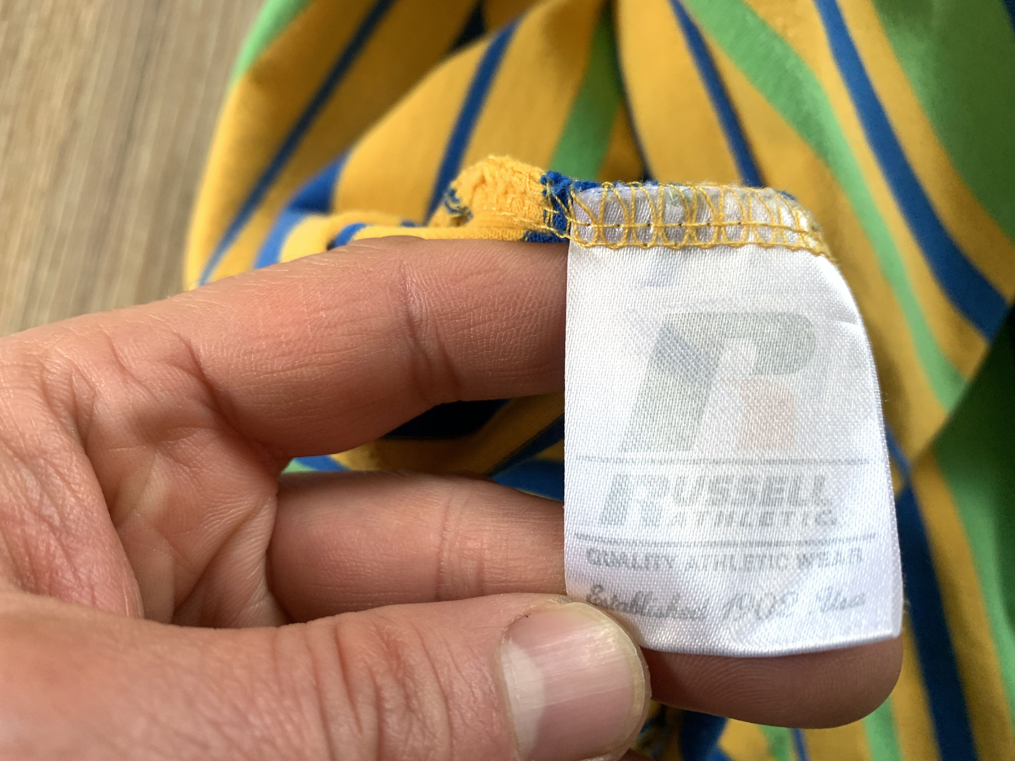 Russell Athletic Vintage Russel Athletic Brasil Cotton Stripe Polo Size US S / EU 44-46 / 1 - 8 Thumbnail