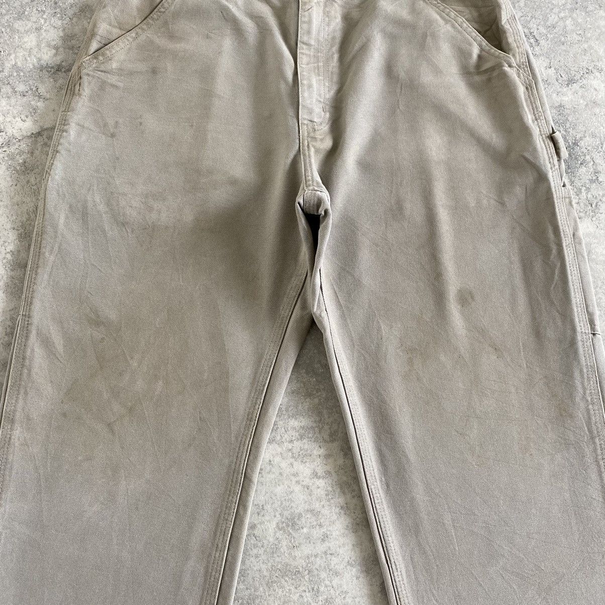 Carhartt Vintage Carhartt Desert Grey Dirty Carpenter Pants Size US 33 - 4 Thumbnail
