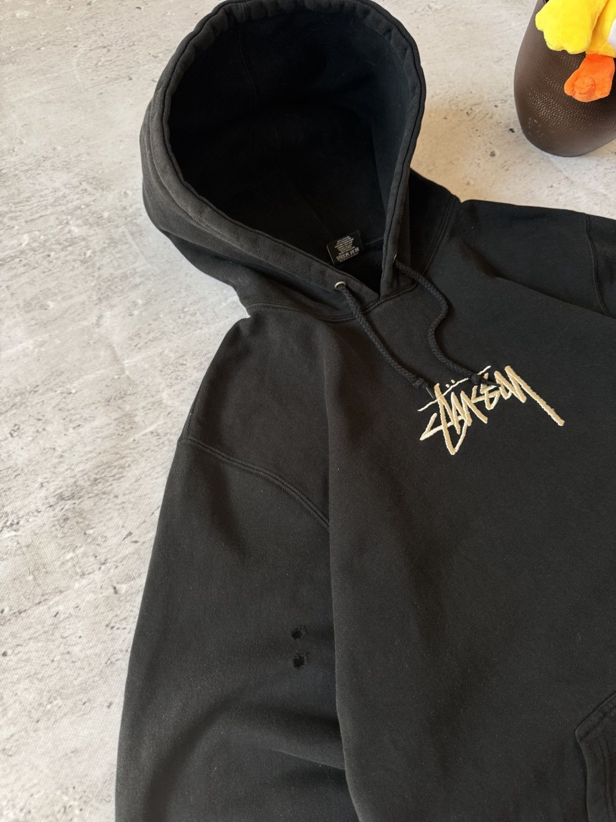 Stussy × Vintage STUSSY CENTER HUFT LOGO OVERSIZE BAGGY FIT HOODIE Size US XL / EU 56 / 4 - 5 Thumbnail