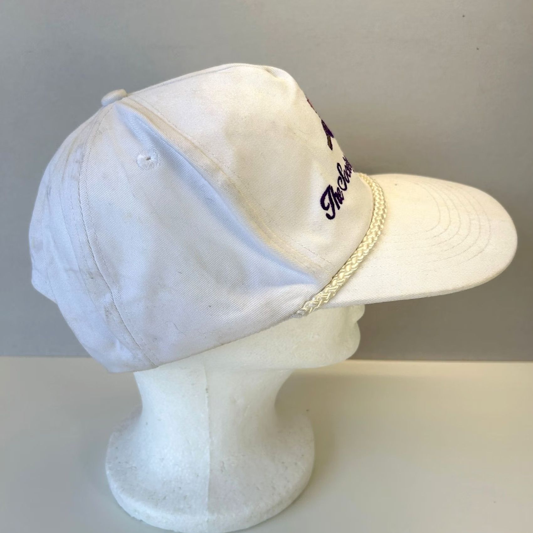 Vintage VINTAGE Crown Royal Snapback Hat White Rope Bill The Society of the Crown WEAR Size ONE SIZE - 4 Thumbnail