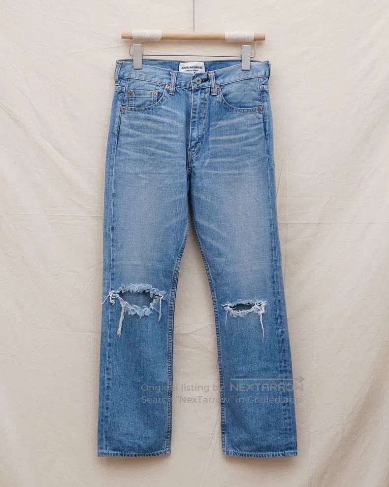Junya Watanabe Junya Watanabe size S Light wash denim pants Size 22" - 1 Thumbnail