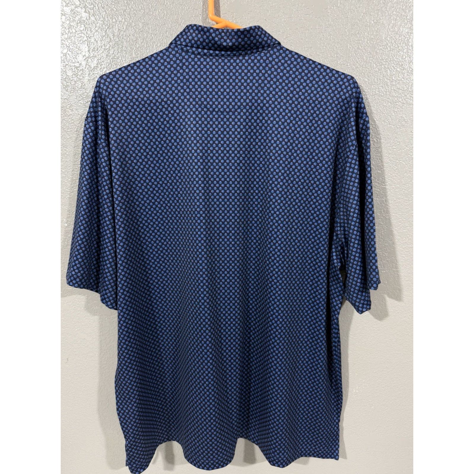 Roundtree & Yorke Roundtree & Yorke Performance Men’s Blue Golf Shirt All Over Print Polo L Size US L / EU 52-54 / 3 - 6 Thumbnail