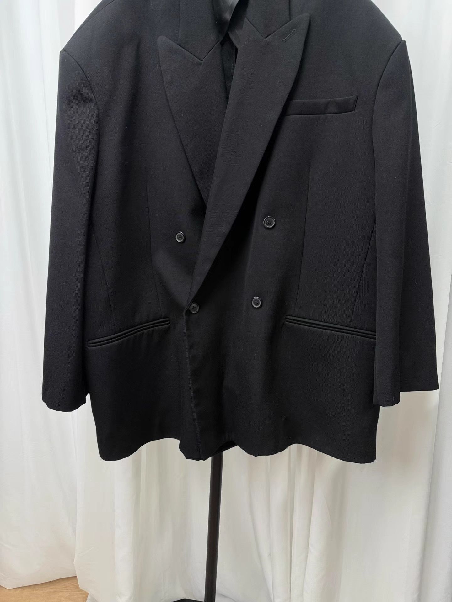 Hed Mayner HED MAYNER Wool Oversized Shoulder Pad Blazer K20 Size US S / EU 44-46 / 1 - 3 Thumbnail