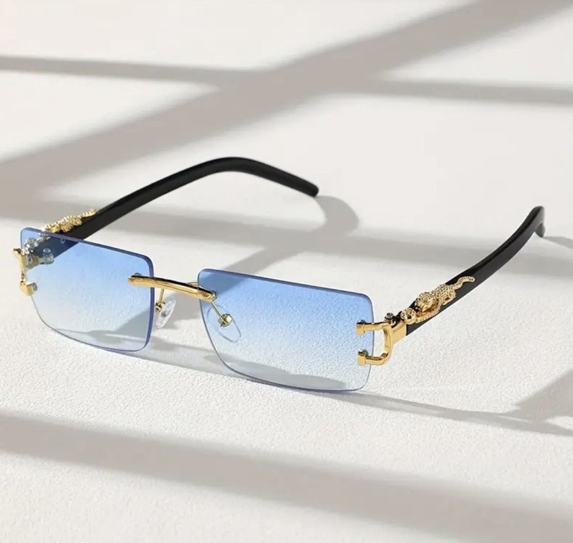 Designer × Vintage Rimless Square Glasses Size ONE SIZE - 2 Thumbnail