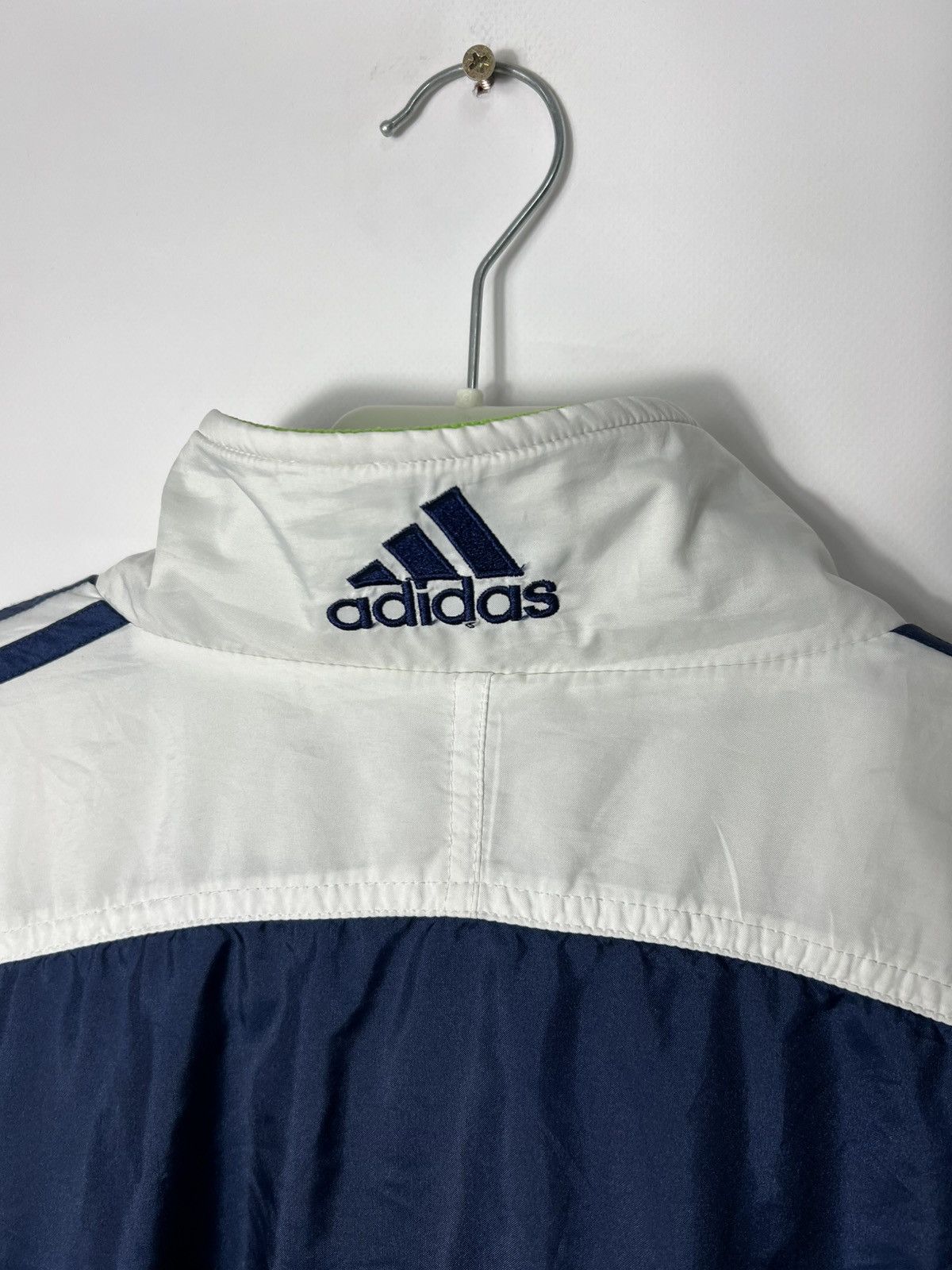 Adidas ADIDAS VINTAGE NEYLON JACKET Y2K 00s SOCCER JACKET RETRO Size US XL / EU 56 / 4 - 9 Thumbnail