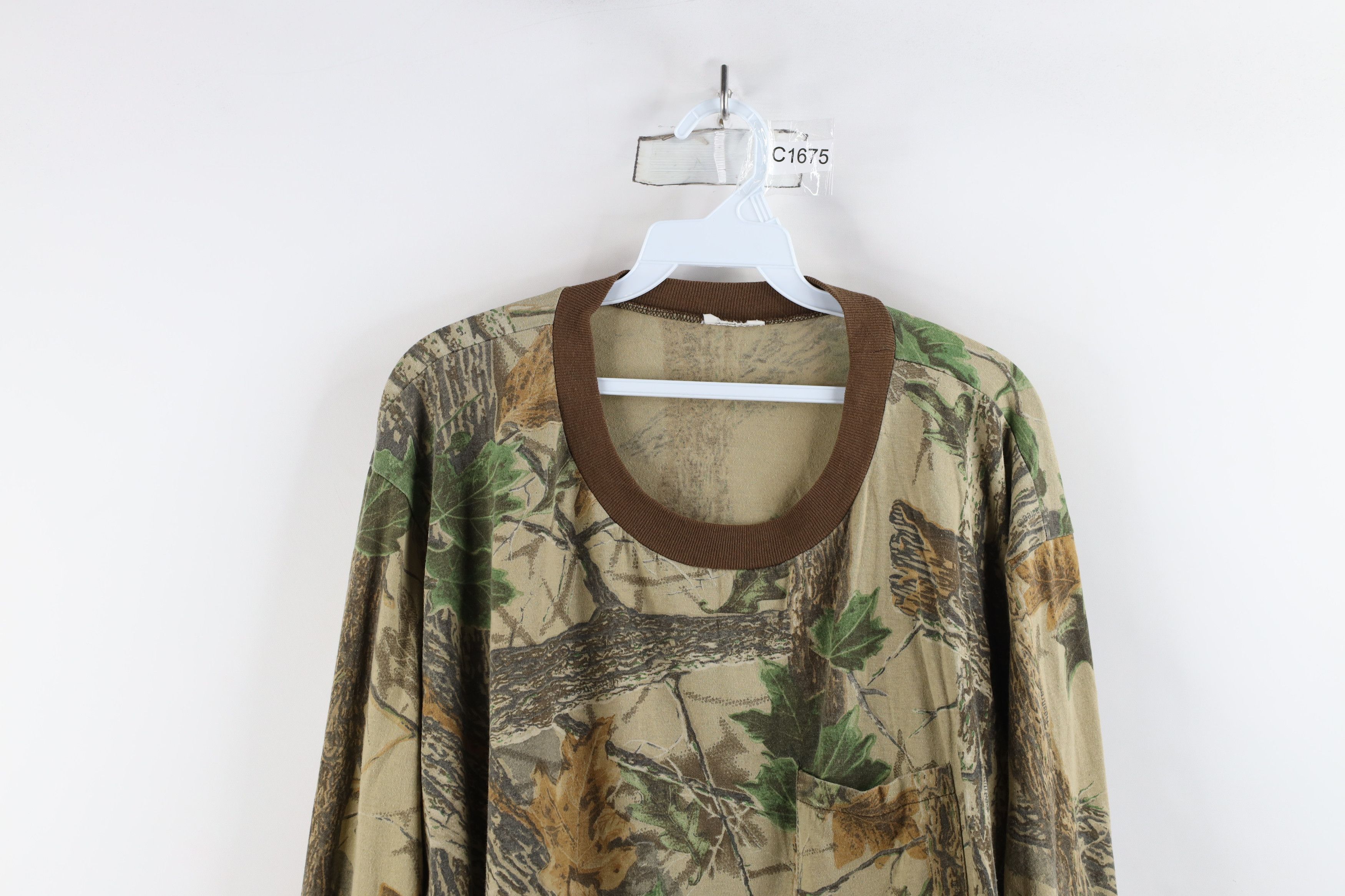 Vintage Vintage 90s Streetwear Camouflage Long Sleeve T-Shirt US Size US XL / EU 56 / 4 - 2 Thumbnail