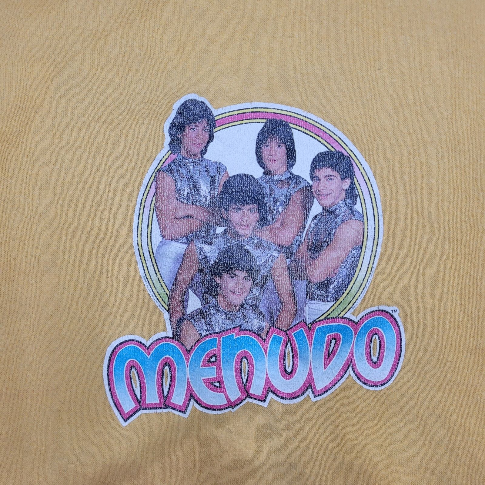 Vintage Vintage 70s Menudo Band Sweatshirt Womens S/M 19x21 Baggy Size M / US 6-8 / IT 42-44 - 12 Thumbnail