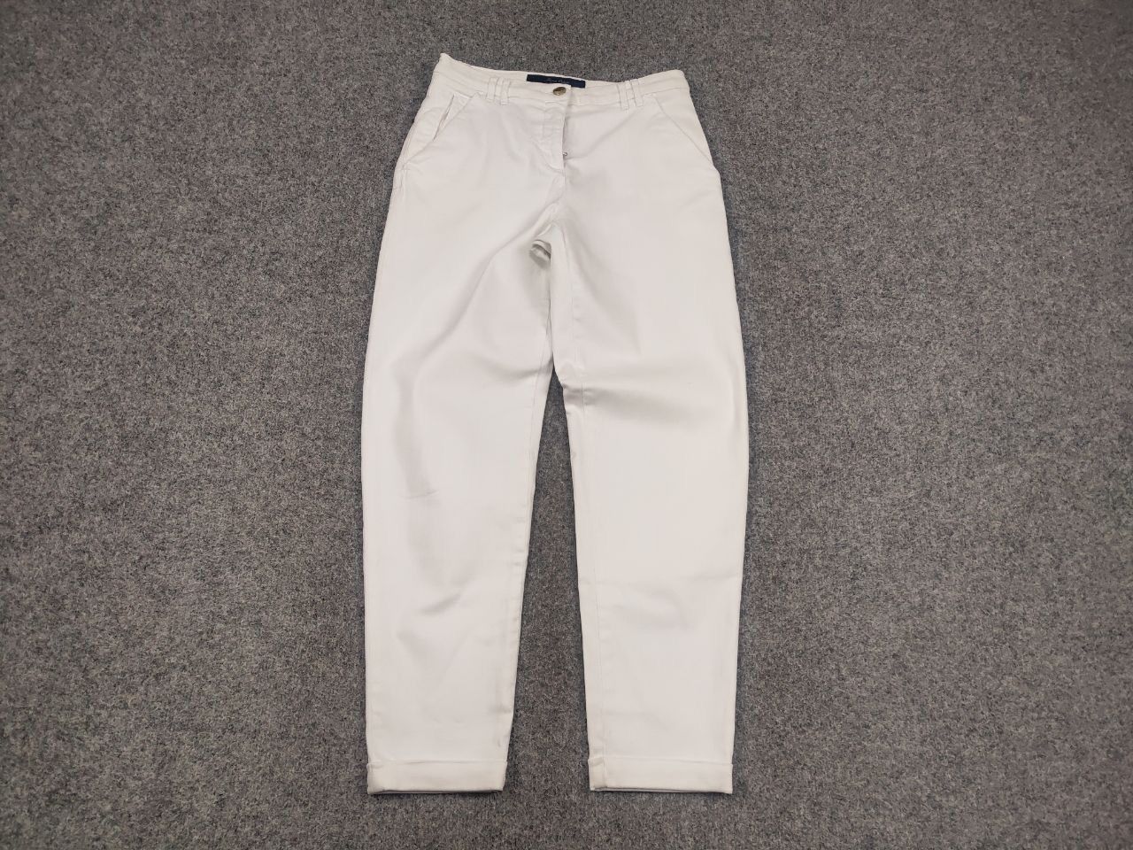 Jacob Cohen Jacob Cohen Italy Design Brenda Ankle White Trouser Pants Size 25" / US 0 / IT 36 - 4 Thumbnail