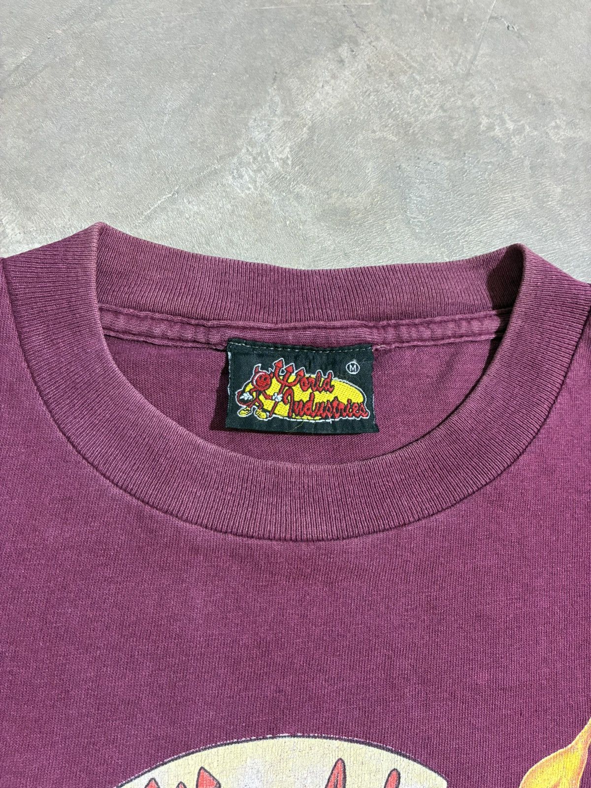 World Industries Vintage World Industries Flameboy T Shirt Made in USA M Size US M / EU 48-50 / 2 - 3 Thumbnail