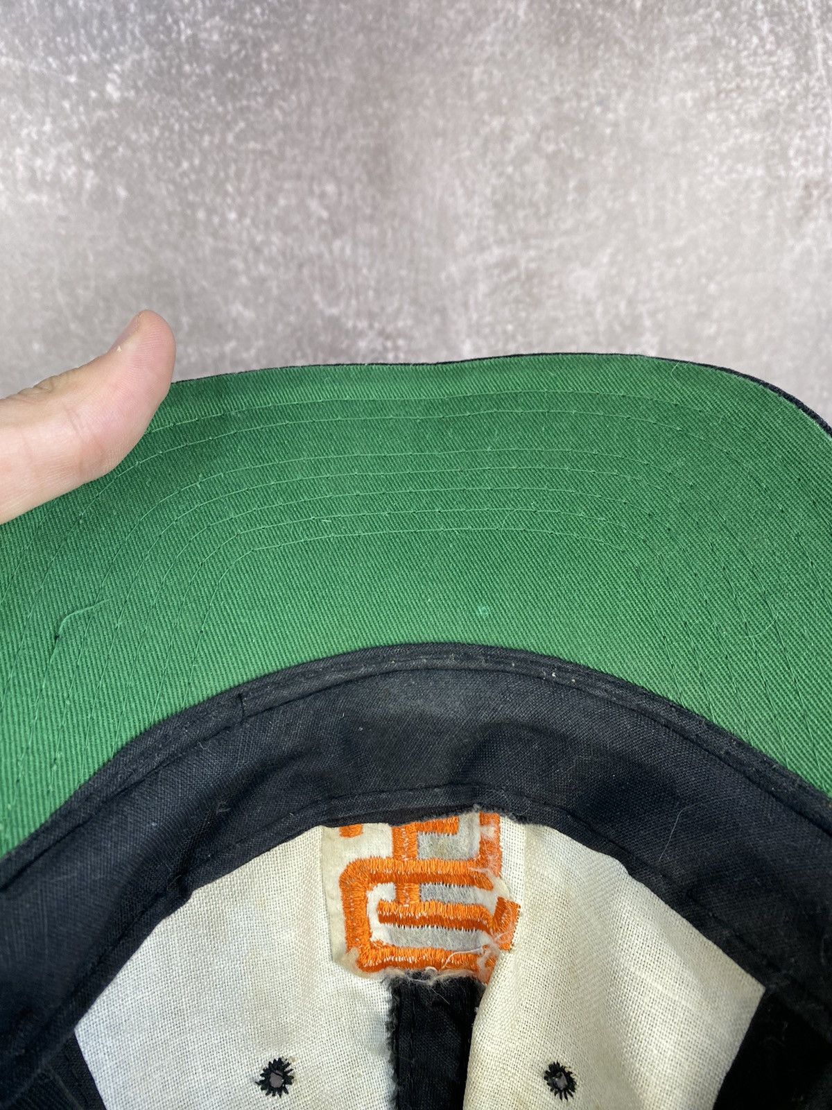 Vintage Vintage San Francisco Giants Hat Black pro one Baseball 90s Size ONE SIZE - 6 Thumbnail