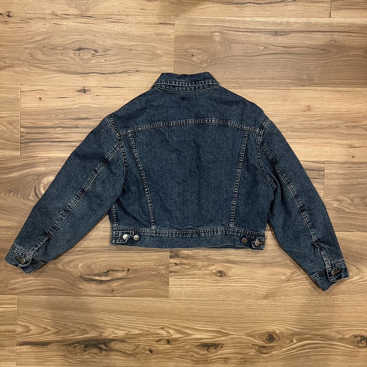 Lee Vintage Riveted Lee Blanket Lined Jean Jacket Womens Small Size S / US 4 / IT 40 - 4 Thumbnail