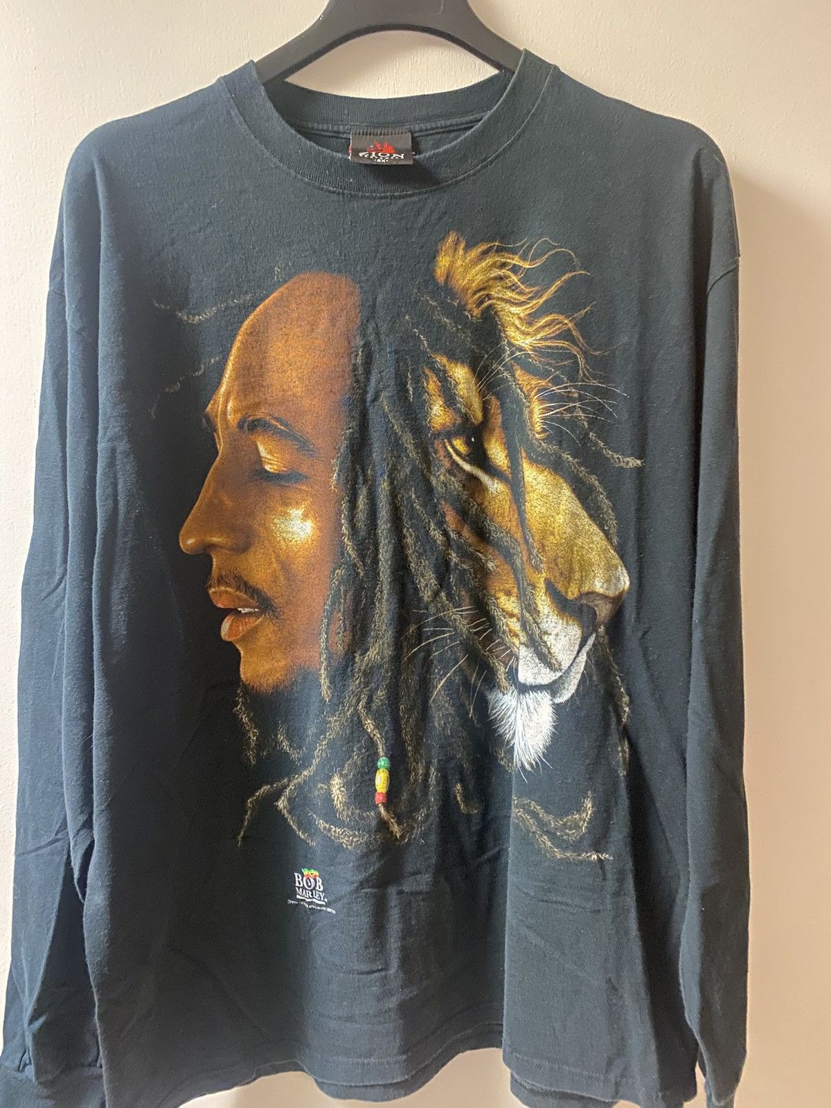 Zion Rootswear Vintage Bob Marley Zion Rootswear Lion L/S Shirt Size US XXL / EU 58 / 5 - 1 Thumbnail