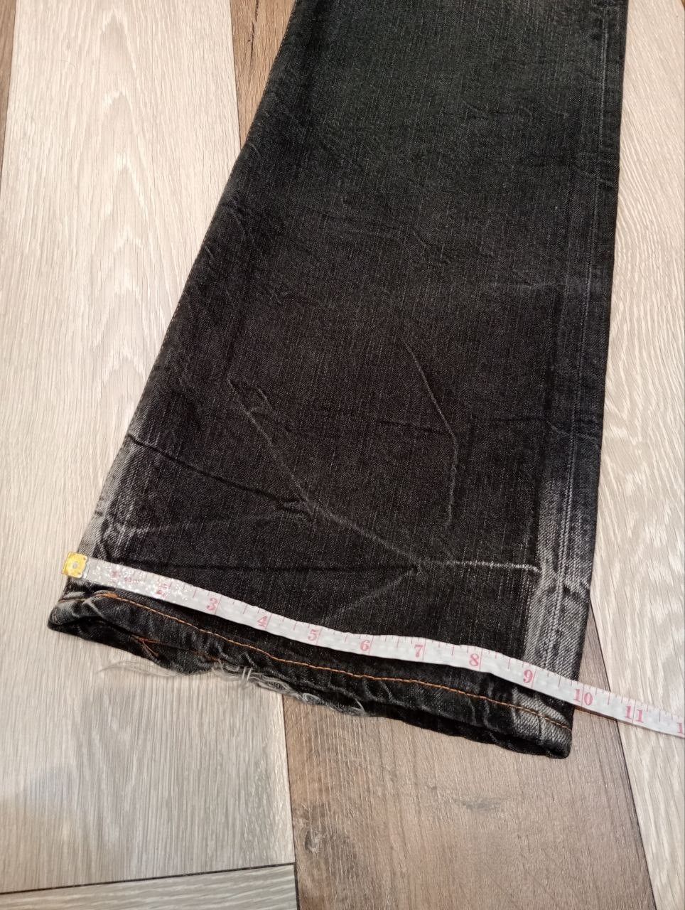 Edwin EDWIN BLACK WASHED DENIM FLARED PANTS Size US 34 / EU 50 - 19 Thumbnail
