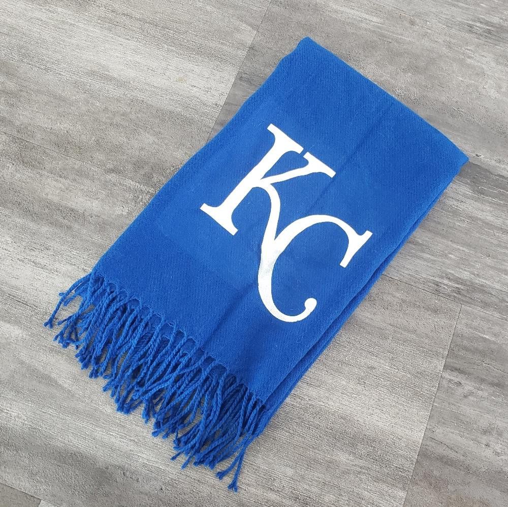 Designer Blue | KC ROYALS | Diet Pepsi Fringed Scarf Size ONE SIZE - 4 Thumbnail