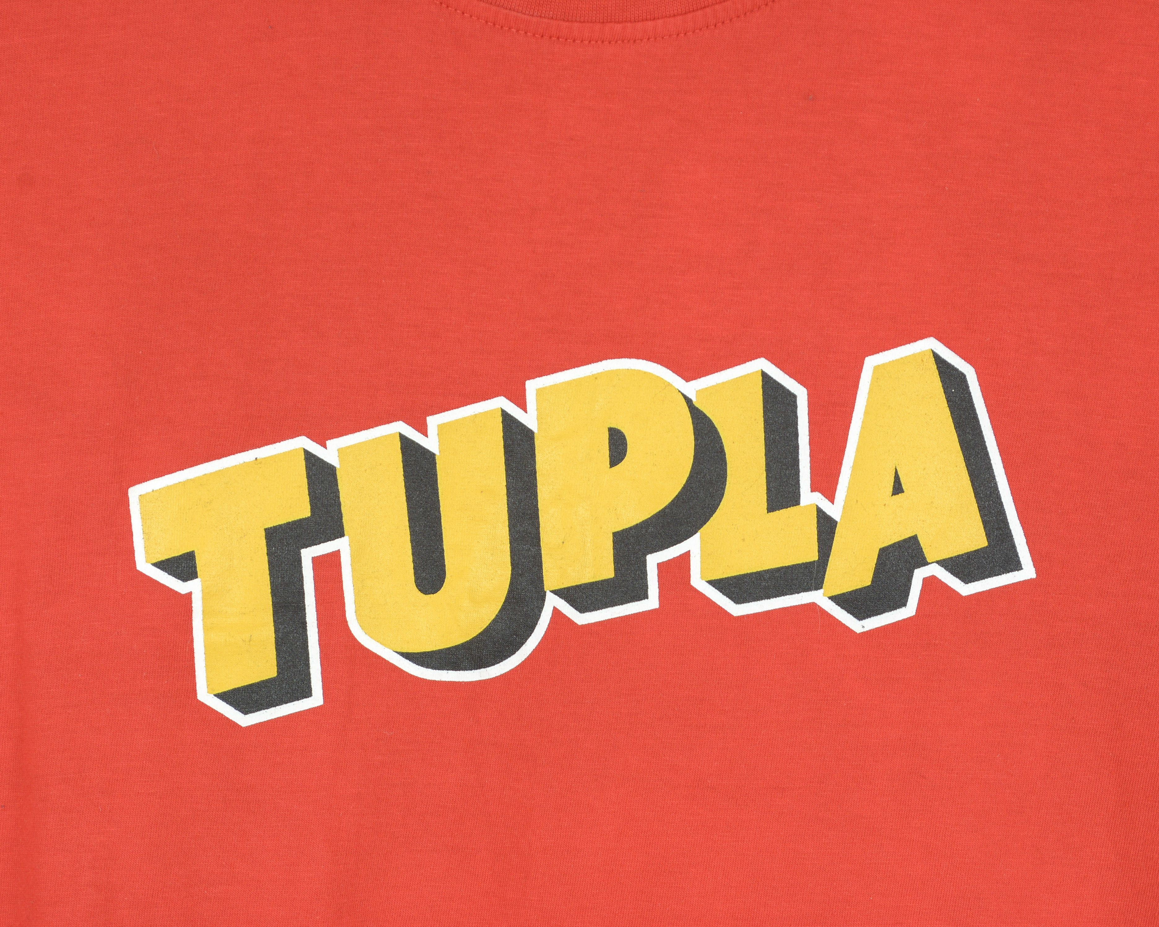 Vintage TUPLA T-Shirt Men's Crew Neck vintage retro big logo M L Size US L / EU 52-54 / 3 - 2 Thumbnail