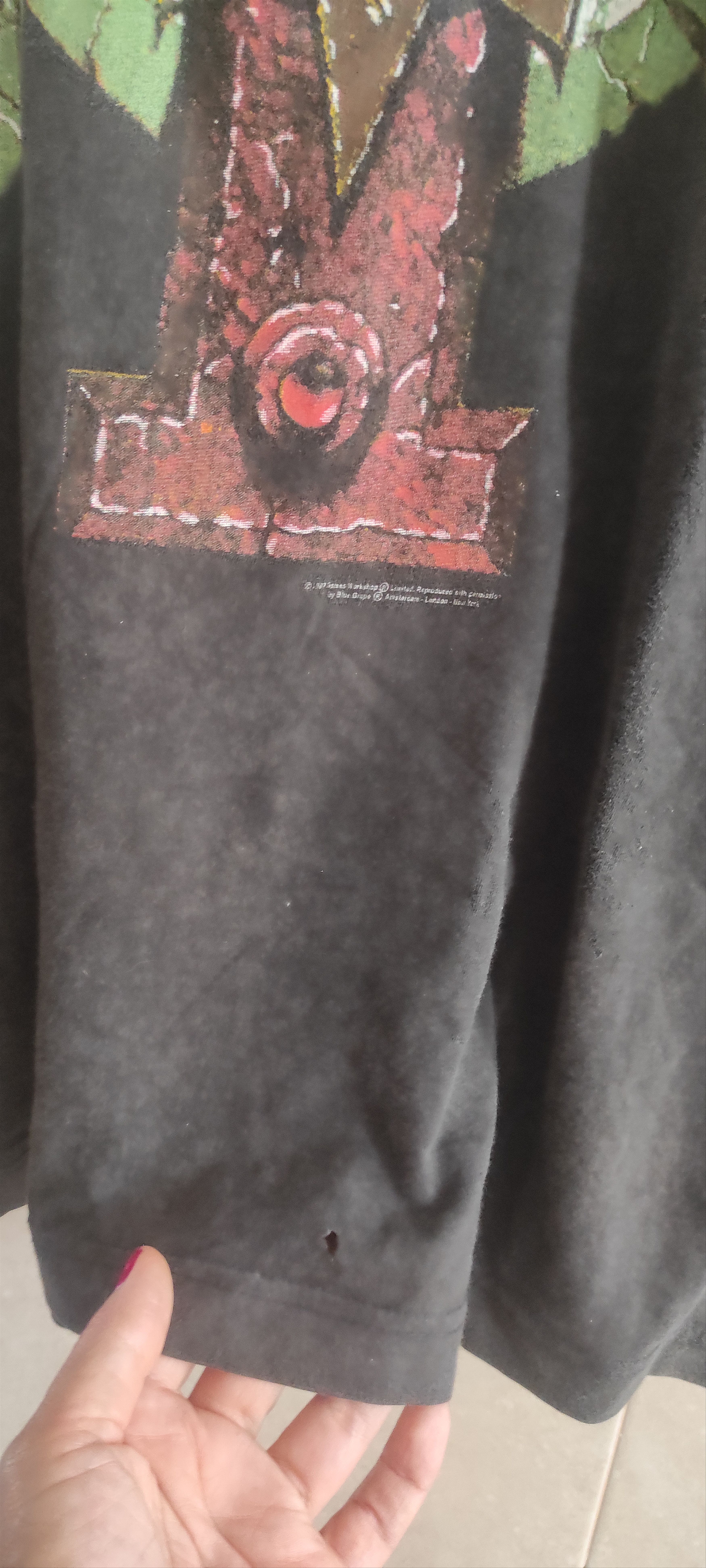 Vintage Warhammer Blue Grape Tee 1997 Innocence Proves Nothing Size US L / EU 52-54 / 3 - 7 Thumbnail