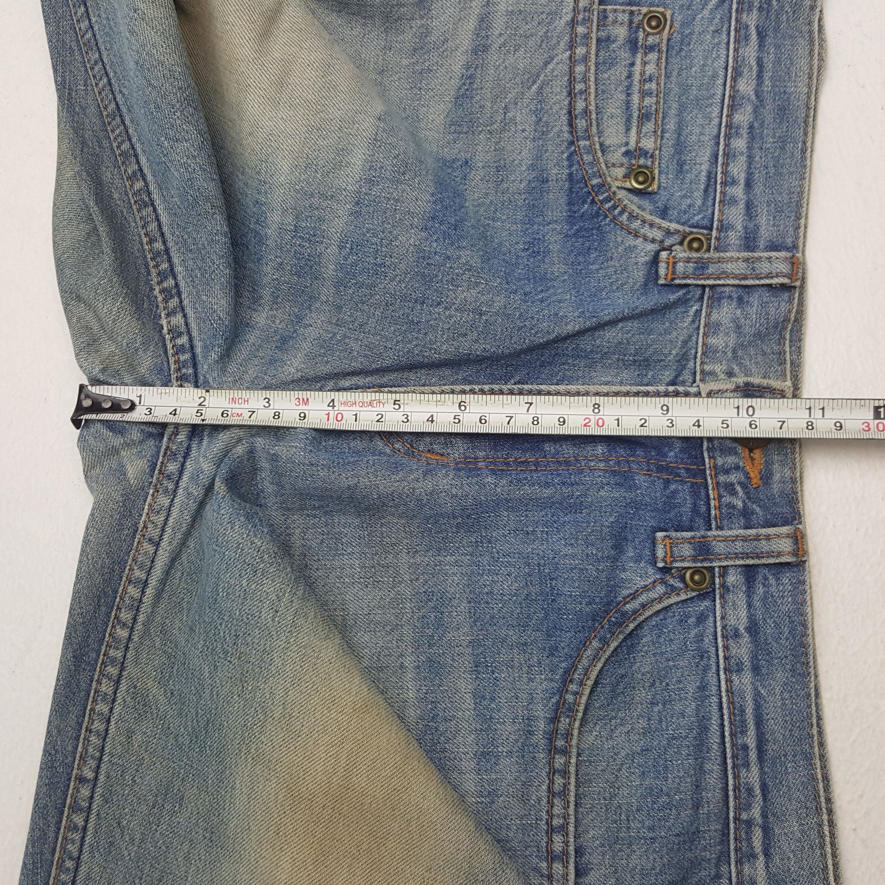 Hysteric Glamour × Japanese Brand × Vintage Vintage Hysteric Glamour Custom Art Logo Denim Jeans Size US 27 - 8 Thumbnail