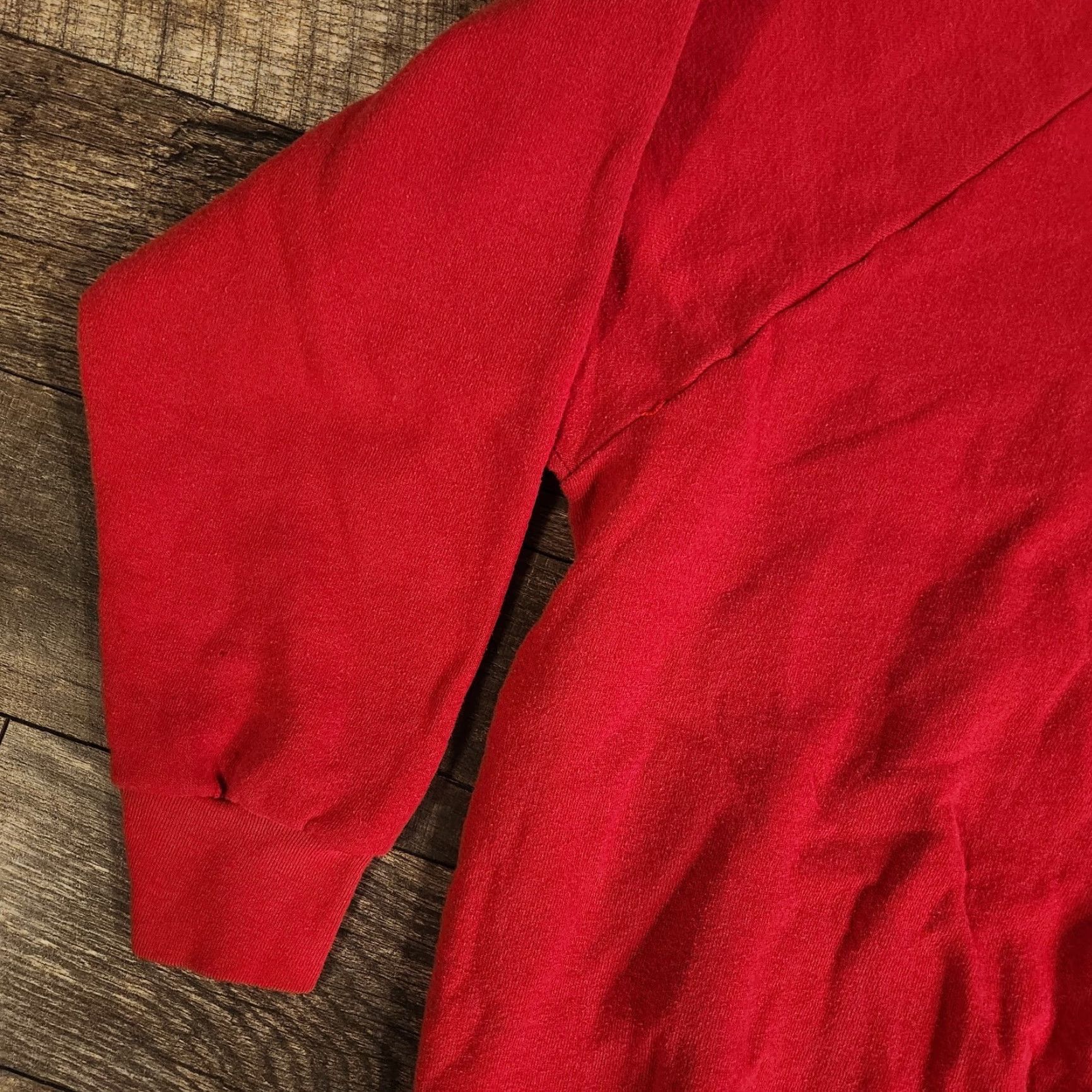 Fruit Of The Loom Vintage Fruit of the Loom Crewneck Sweatshirt Sz XL L Red Men Regular Pullover All Seasons Heavyweight USA Made 90s Retro Hipster Size US L / EU 52-54 / 3 - 3 Thumbnail