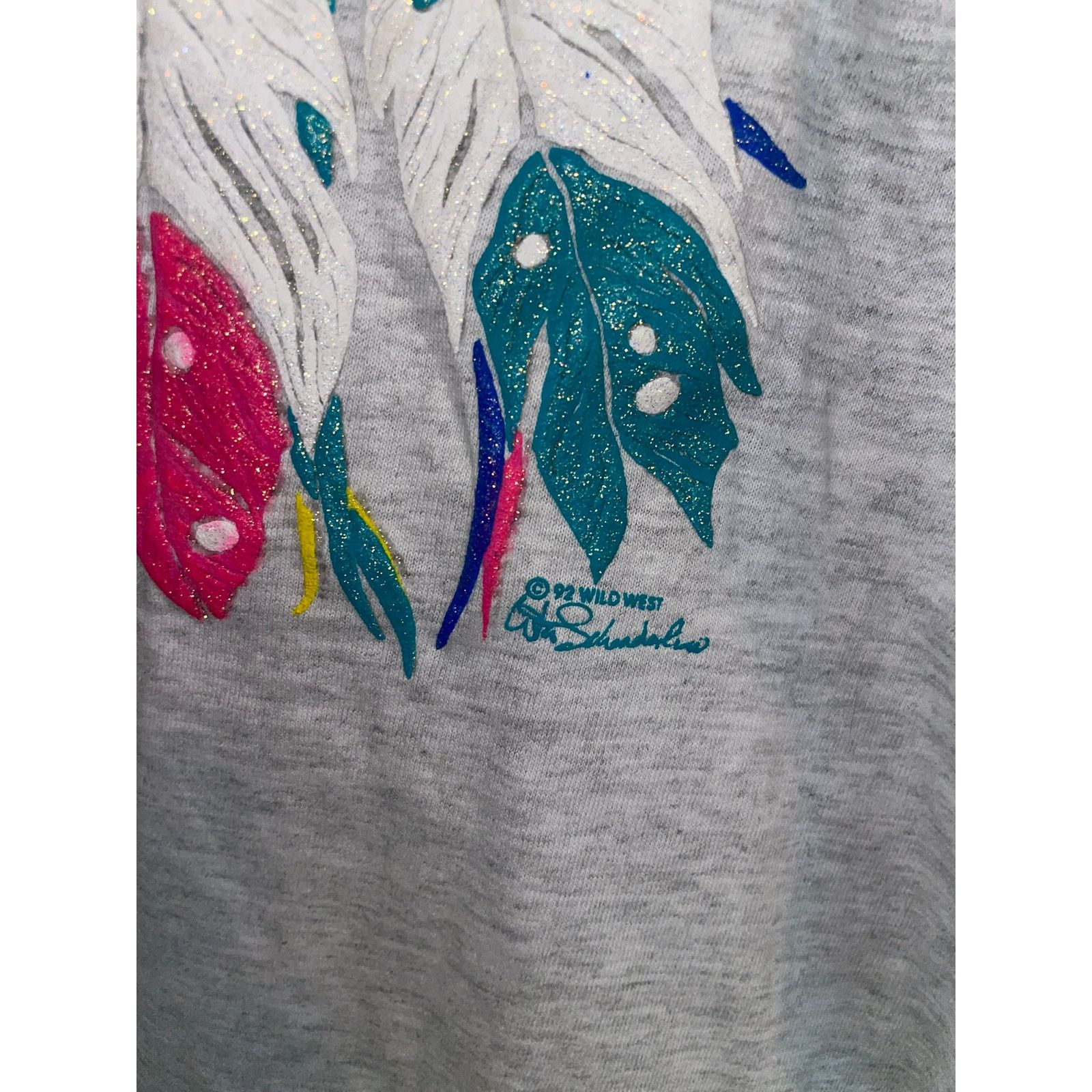 Vintage Vintage Montana Native American Shirt Drums Gray Tee VTG L Size US L / EU 52-54 / 3 - 6 Thumbnail