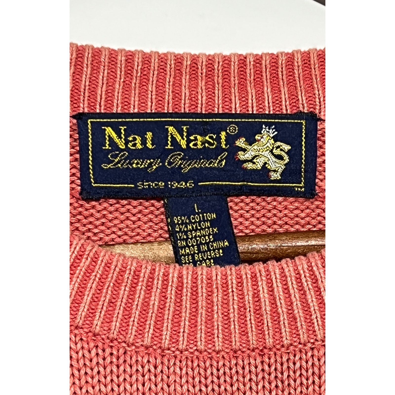 Nat Nast Nat Nast Luxury Originals Mens Cotton Pullover Sweater Large Size US L / EU 52-54 / 3 - 3 Thumbnail
