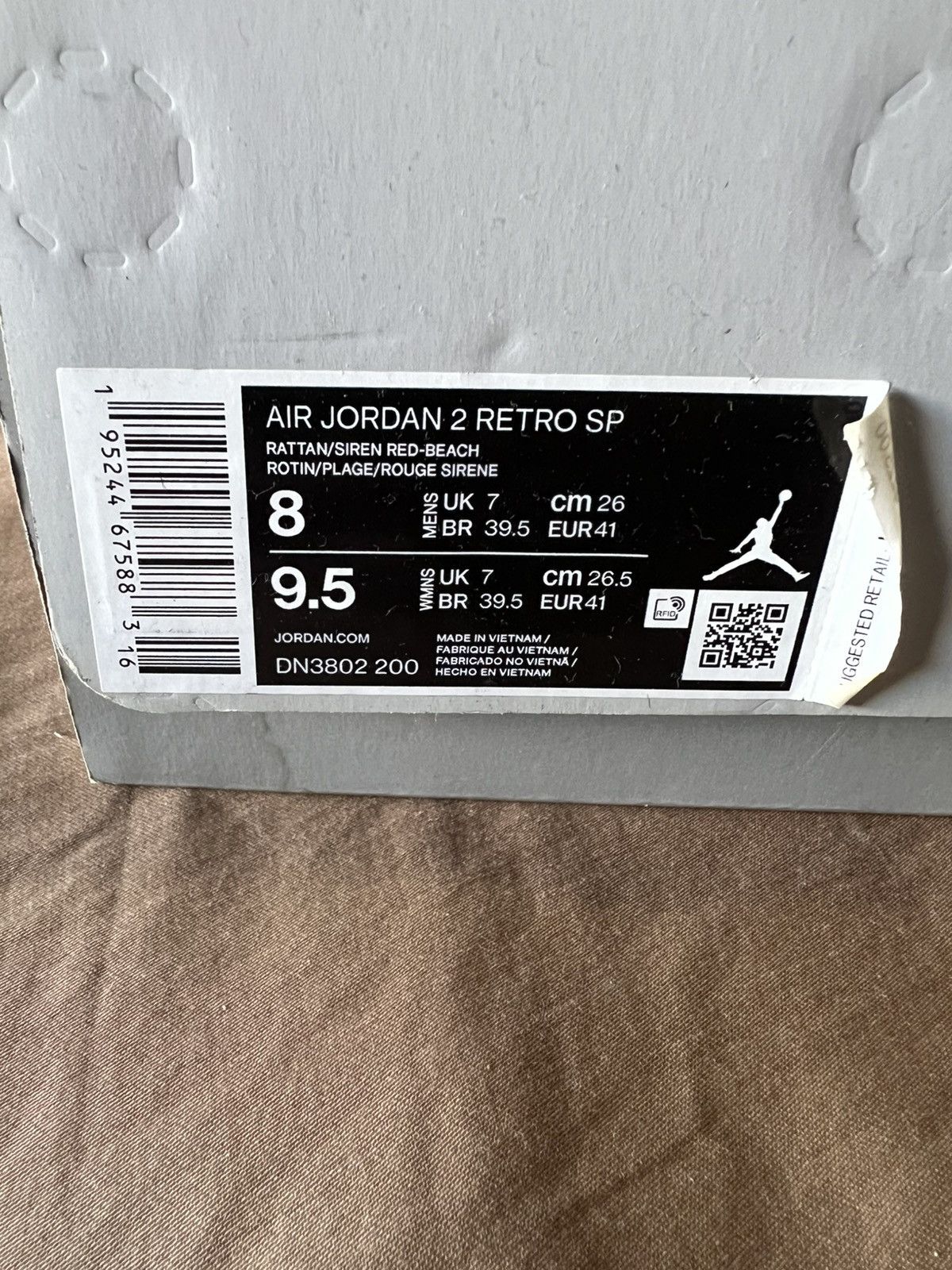 Jordan Brand × Union LA LIGHTLY WORN UNION JORDAN 2 SIZE 8 Size US 8 / EU 41 - 5 Thumbnail