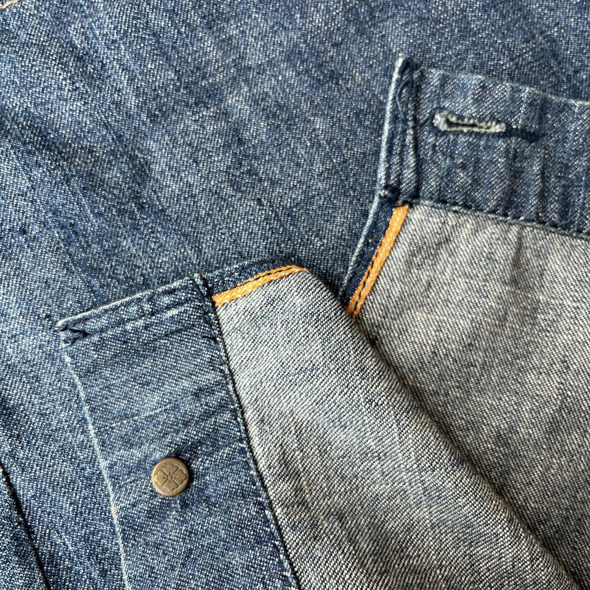 Evisu × Japanese Brand RARE YAMANE PRINTED SEAGULL SELVEDGE JORTS Size US 30 / EU 46 - 13 Thumbnail