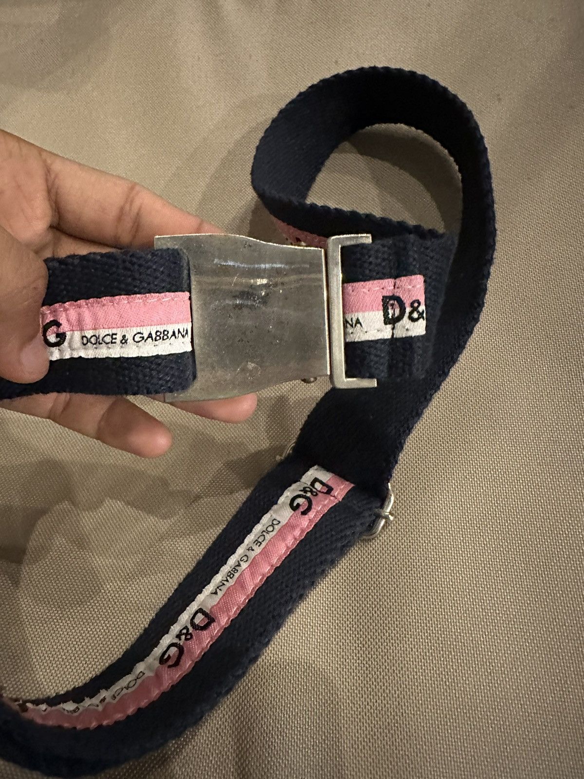 Dolce & Gabbana Dolce&Gabbana For Real Lovers Spell Logo Belt Size ONE SIZE - 4 Thumbnail