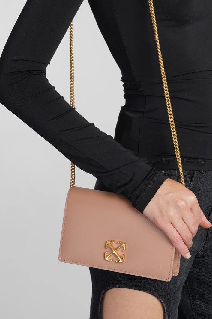 Off-White Off-White Jitney Leather Structured Crossbody Bag Size ONE SIZE - 2 Thumbnail
