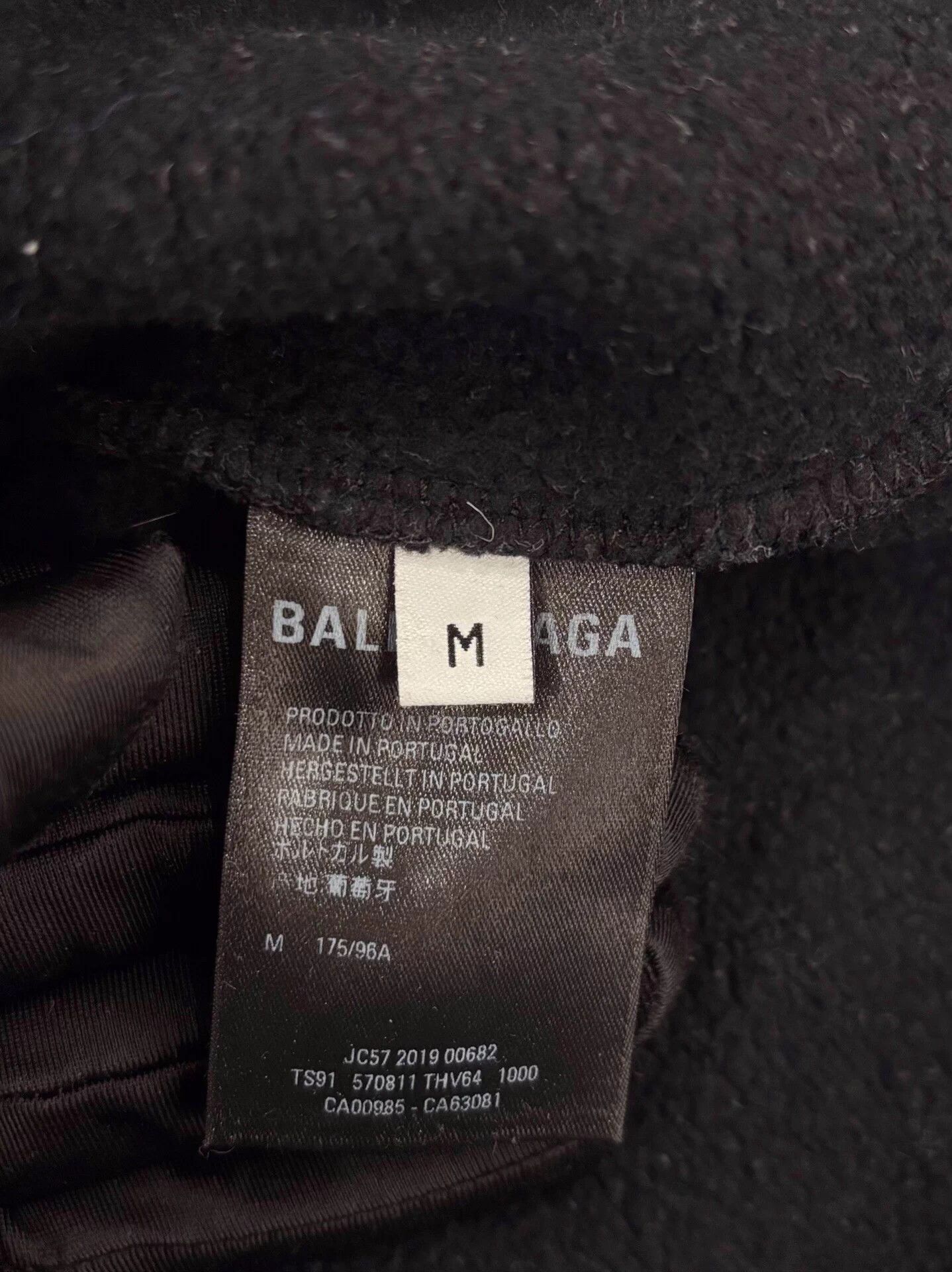 Balenciaga Balenciaga Back Double B Logo Black Hoodie M Size M / US 6-8 / IT 42-44 - 6 Thumbnail