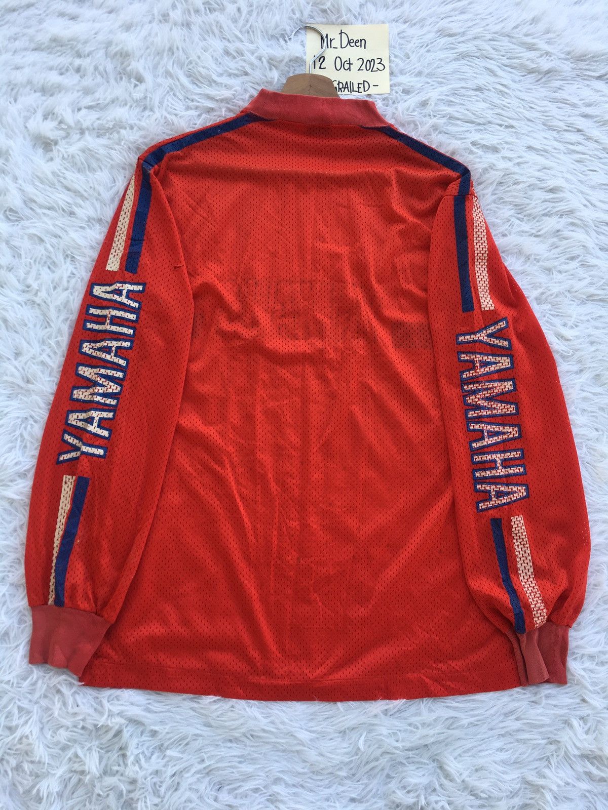 Vintage Rare Vintage Yamaha Bridgestone Longsleeve Jersey Size US L / EU 52-54 / 3 - 12 Thumbnail