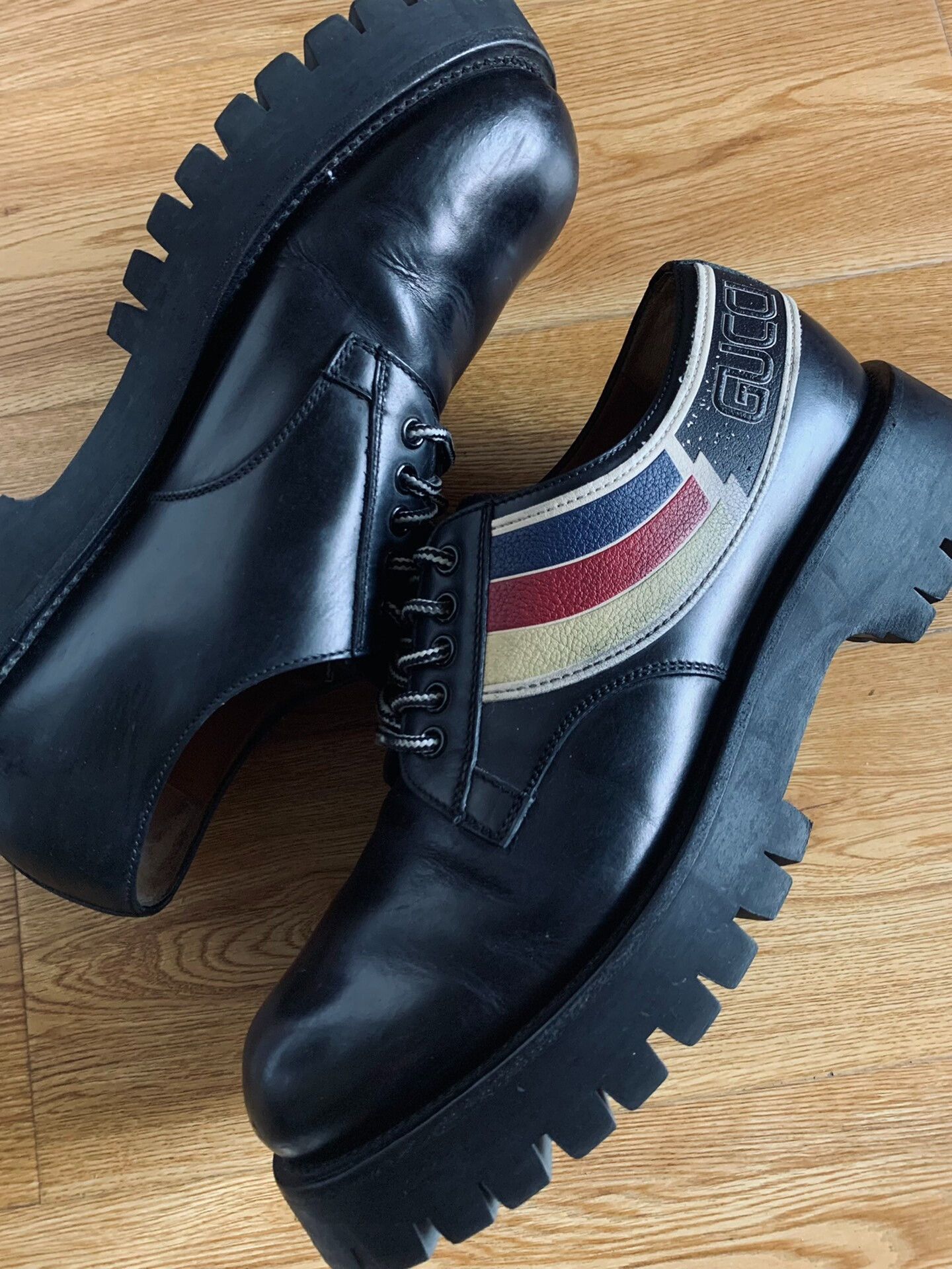 Gucci Gucci Platform Derby Shoes Size US 10 / EU 43 - 1 Thumbnail
