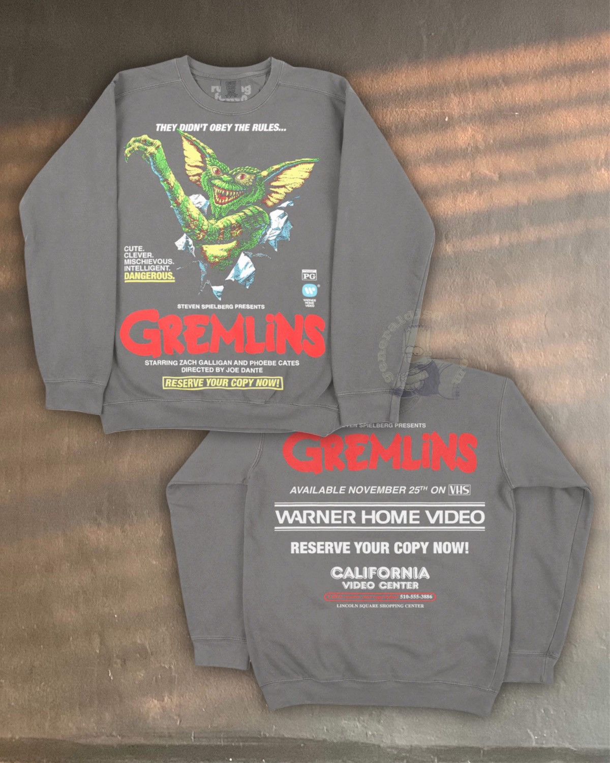 Rucking Fotten gremlins 1984 x RF グレムリン Reserve Your Copy Video Store Promo Size US XXL / EU 58 / 5 - 1 Thumbnail